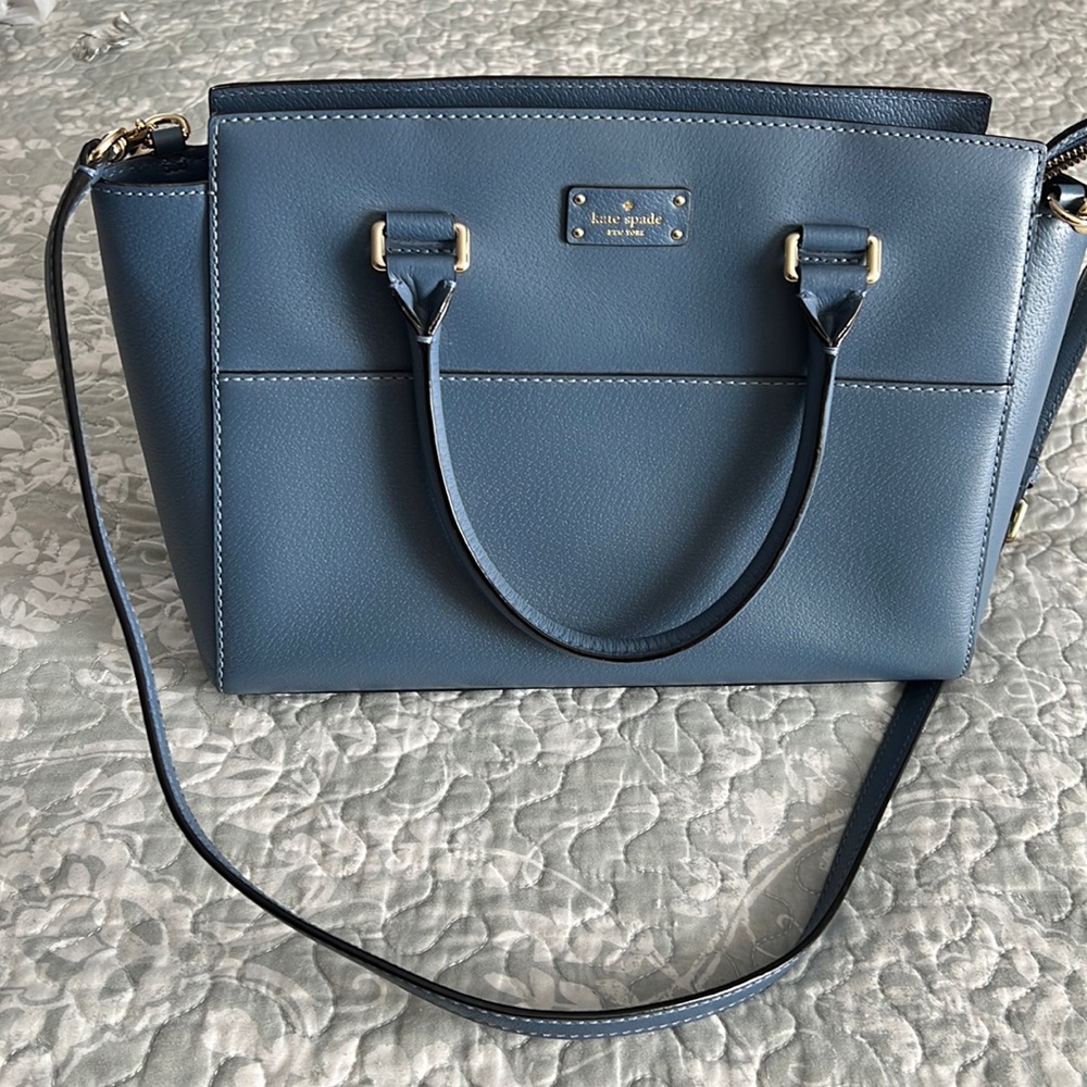 Periwinkle blue Kate Spade crossbody( includes strap)